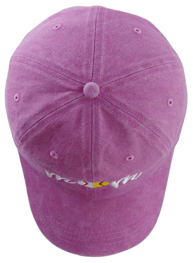 Wsaztulp Softball Gifts for Women, Softball Mom Hat, Baseball Mom Accessories Baseball Cap, Christmas Mothers Day Birthday Gifts for New Mama Grandma Wife Aunt Pink - Image 5